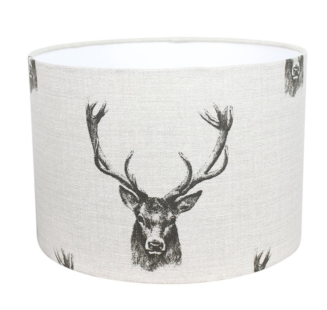 Stags Head Drum Lampshade