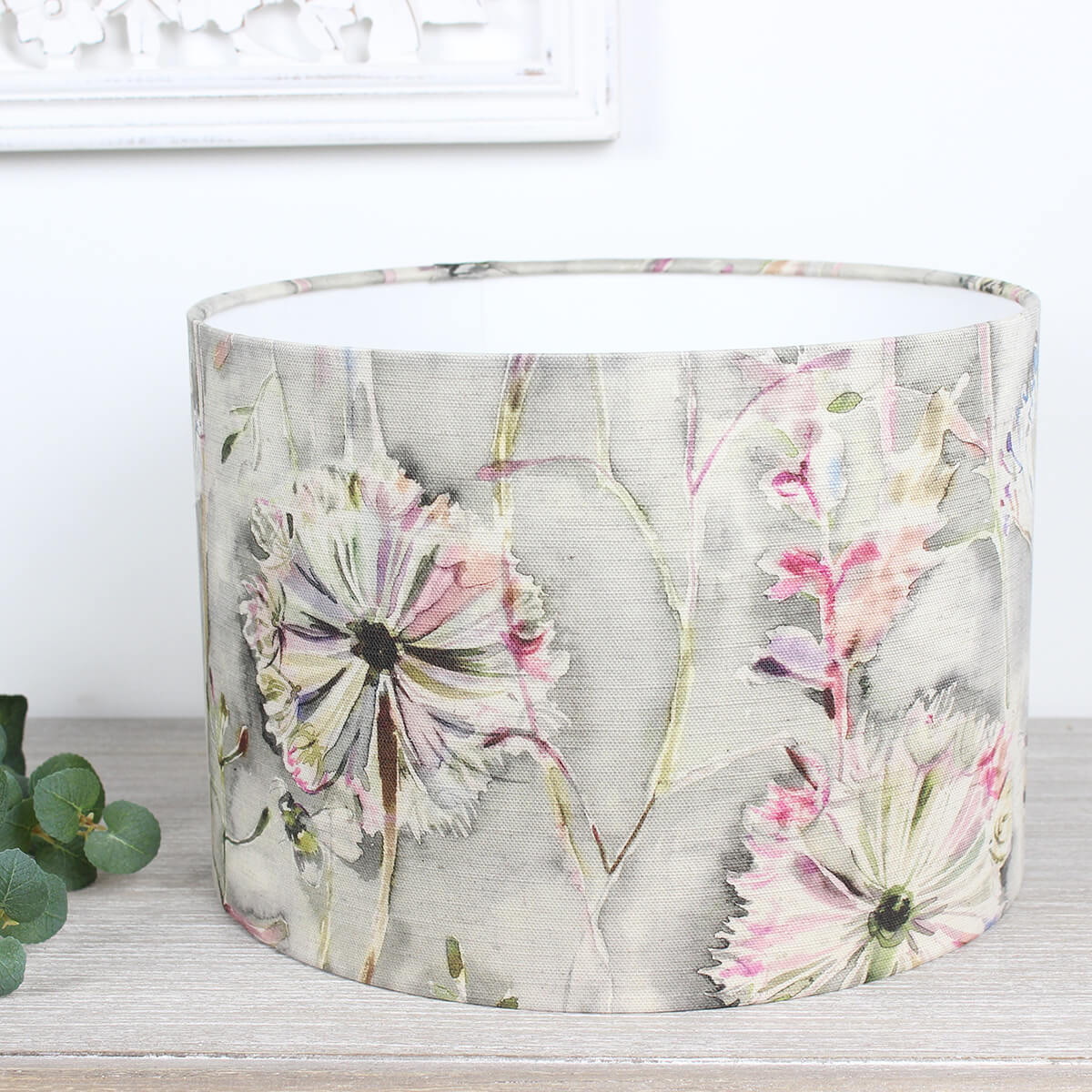 Langdale Grey Floral Bee Voyage Maison Lampshade