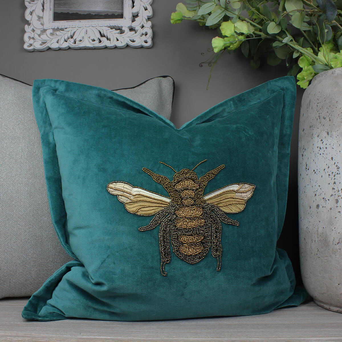 Layla Teal Voyage Maison Cushion