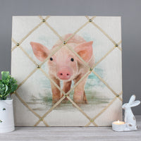 Thumbnail for Phil the Piglet Fabric Memo Notice Board
