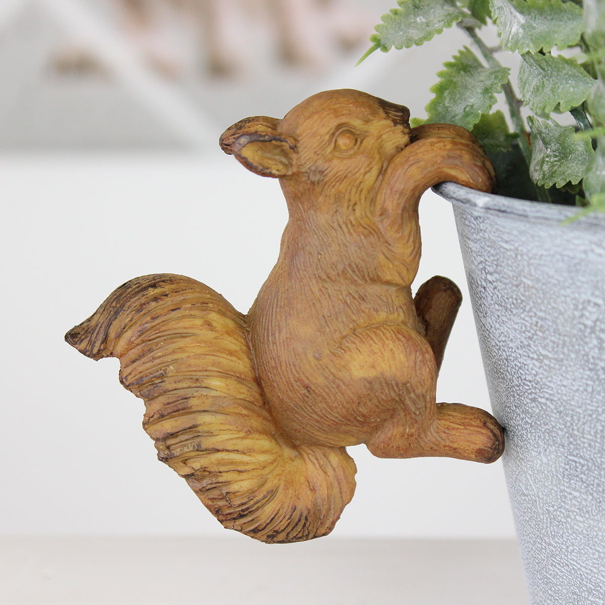 Woodland Pot Hanger Brown Sally Squirrel