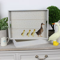 Thumbnail for Duck Family Wooden Tray