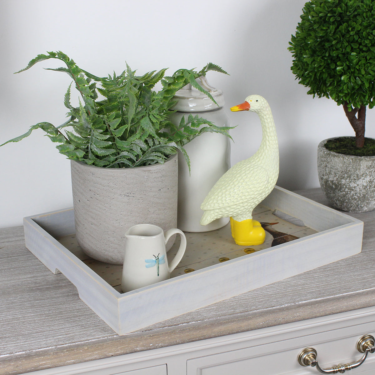 Duck Family Wooden Tray