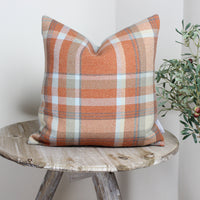 Thumbnail for Autumn Elgin Skye Checked Cushion