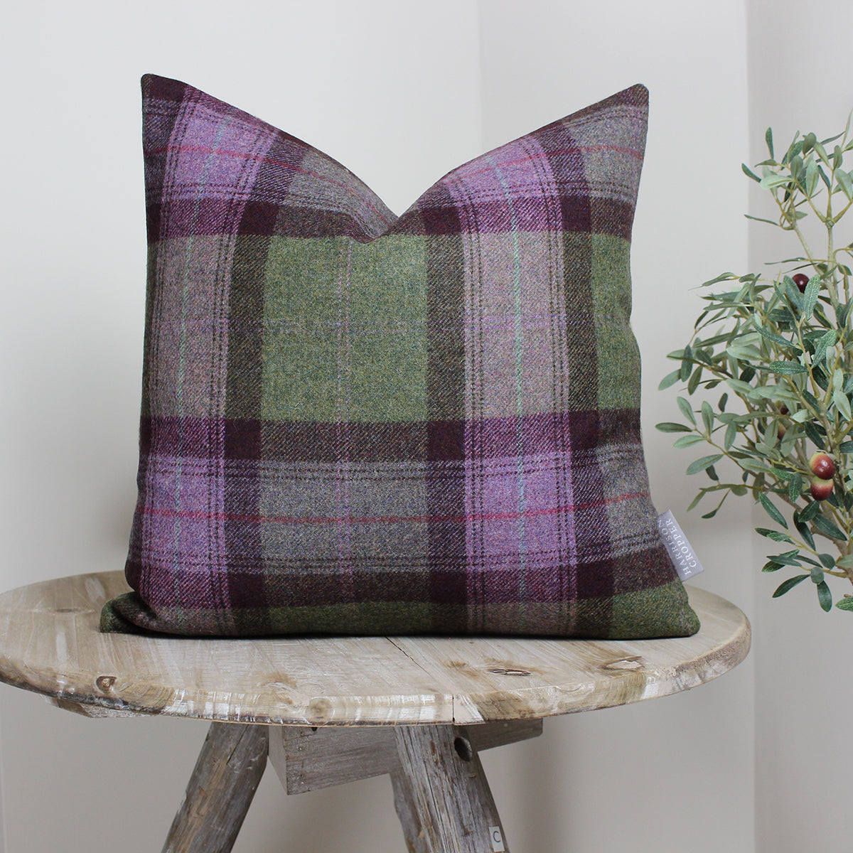 Skye Mystic Quartz Tweed Wool Cushion