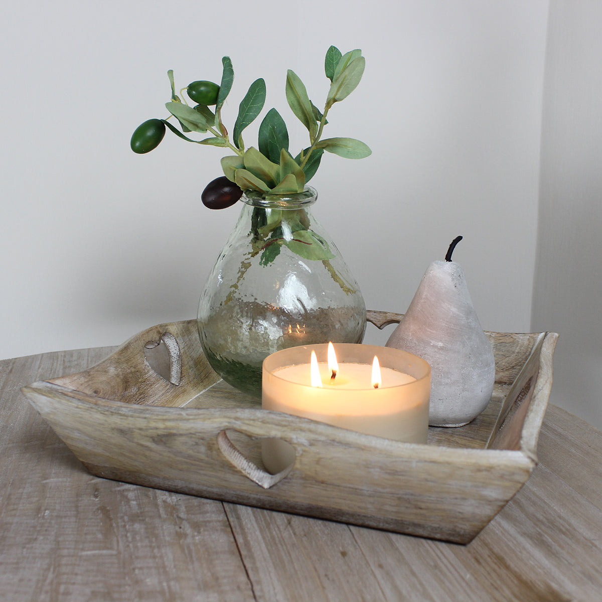 Square Scalloped Edge Tray