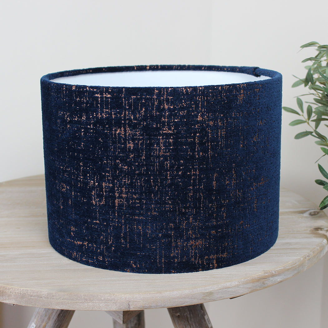 Zonda Indigo Drum Lampshade