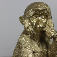 Thumbnail for Gold Monkey Ornament