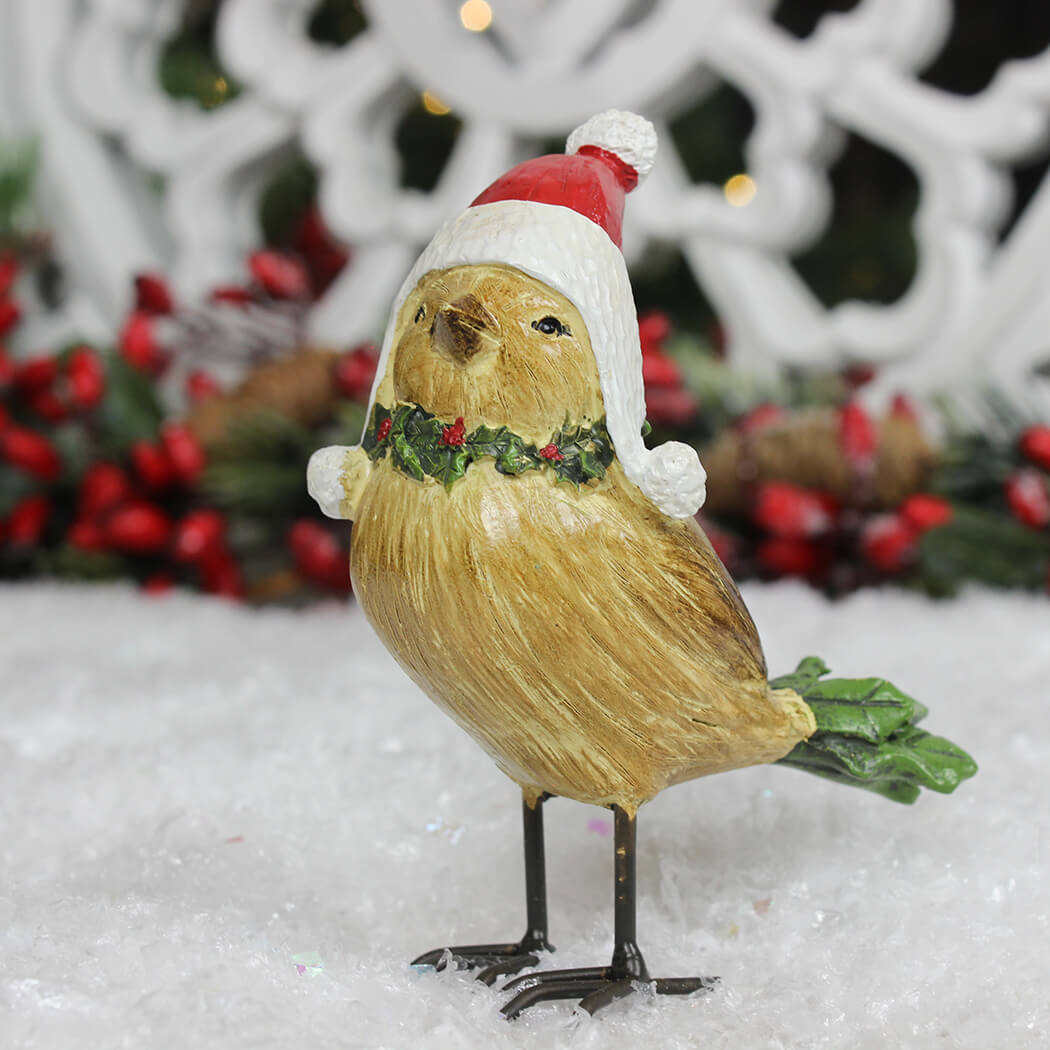 Christmas Birds In Hats