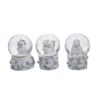 Thumbnail for White Woodland Animal Mini Snow Globe Ornament