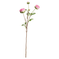 Thumbnail for Faux Pink Ranunculus Stem