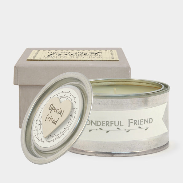 East Of India Boxed Candle You Are The Friend