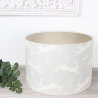 Thumbnail for Jumping Hare Grey Lampshade