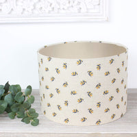 Thumbnail for Bumble Bee Print Drum Lampshade