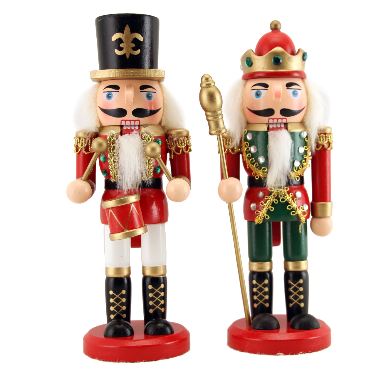 Small Wood Nutcracker Ornament