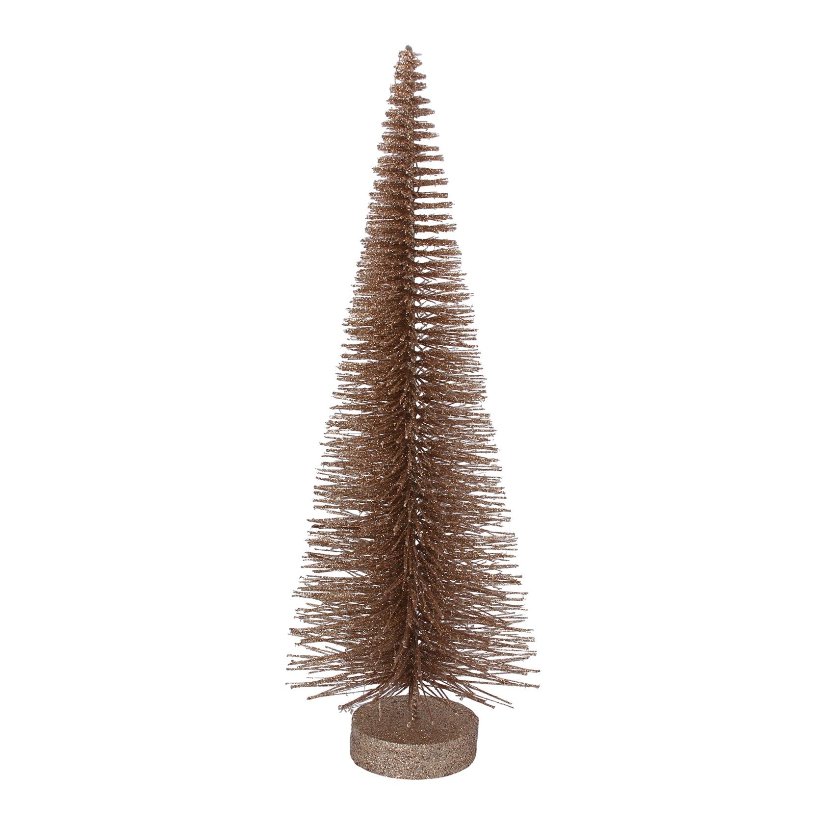 Copper Bristle Christmas Tree Ornament, Large