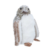 Thumbnail for Snowy Bristle Faux Fur Poppy Penguin Ornament