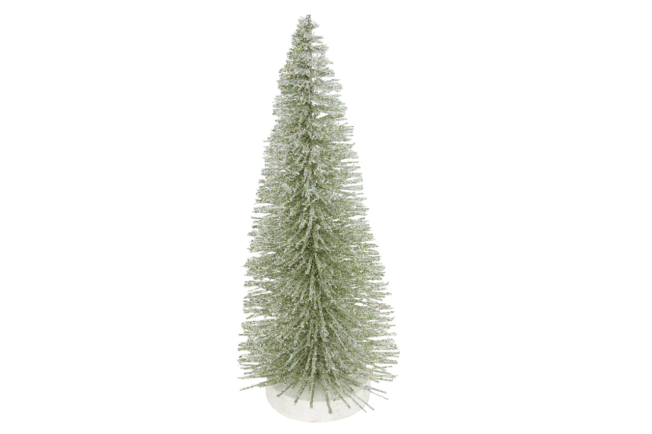 Mint Green Bristle Tree Ornament - Medium