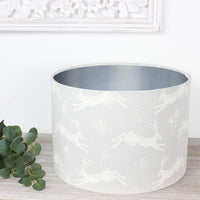 Thumbnail for Jumping Hare Grey Lampshade