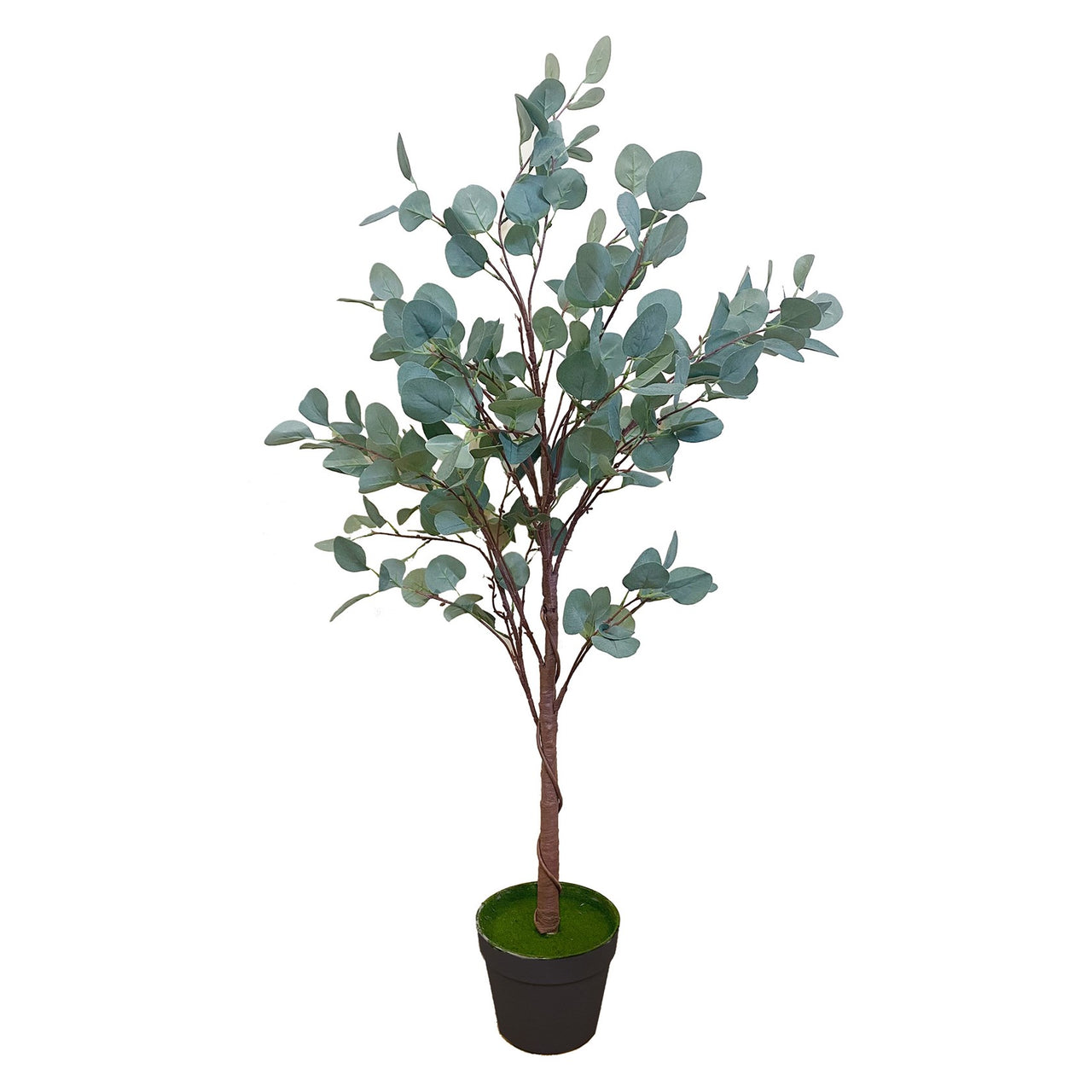 Faux Eucalyptus in a Pot