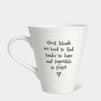 Thumbnail for East of India Porcelain Mug Good Friends