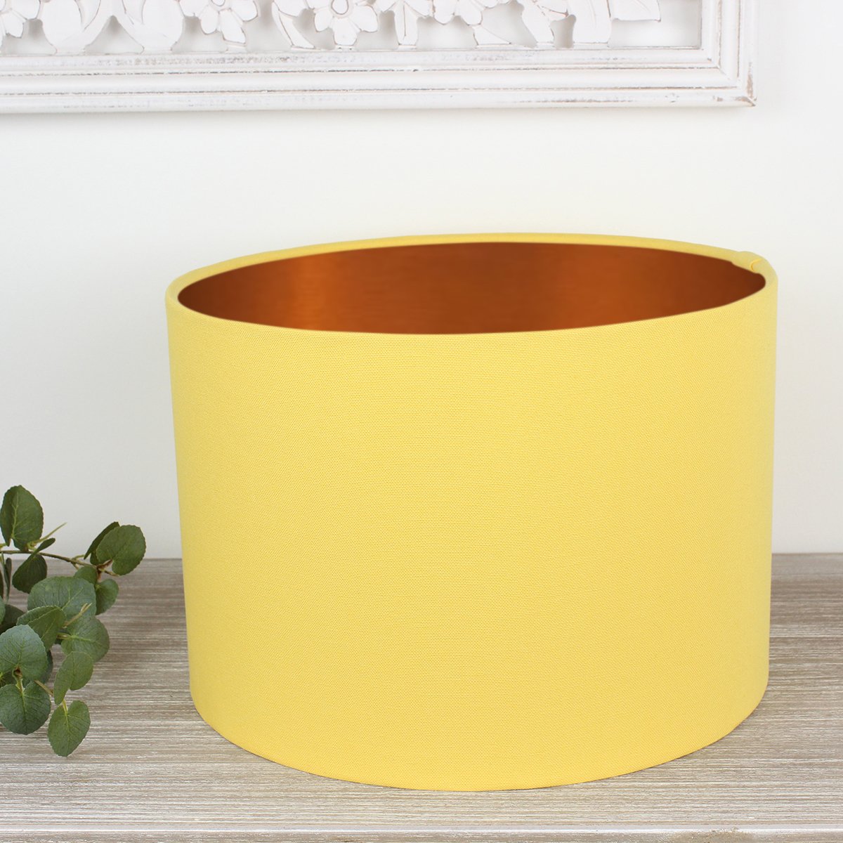 Alora Buttercup Yellow Drum Lampshade