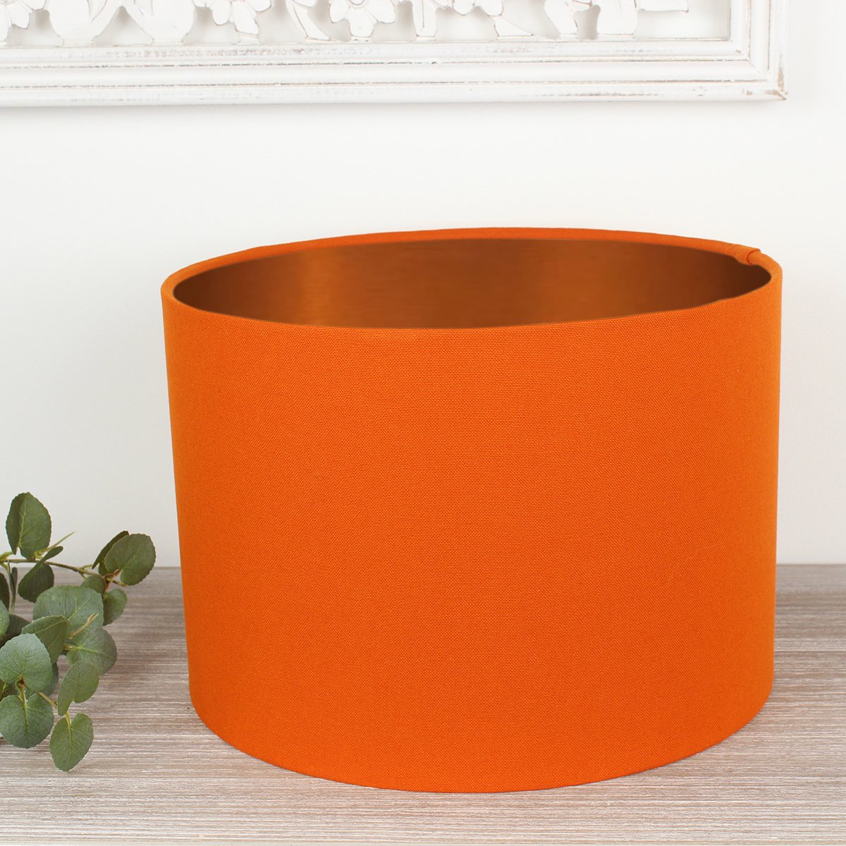 Alora Spice Orange Drum Lampshade