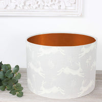 Thumbnail for Jumping Hare Grey Lampshade