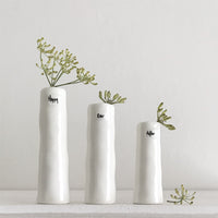 Thumbnail for East of India Trio of Bud Vases Happy Ever After