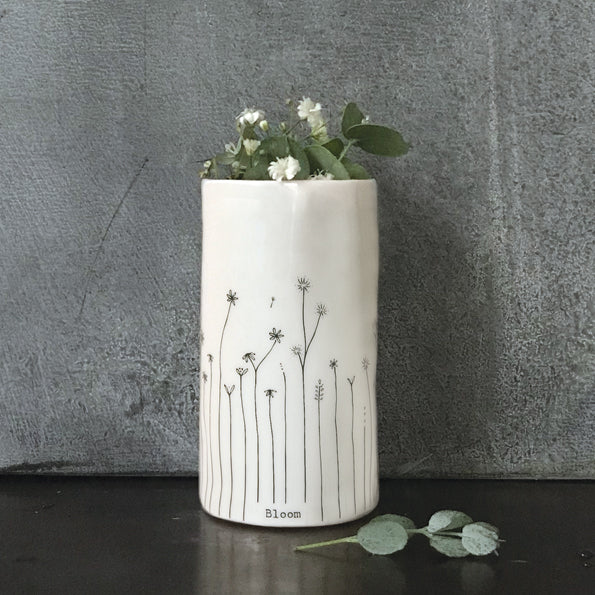 East Of India Bloom Porcelain Vase