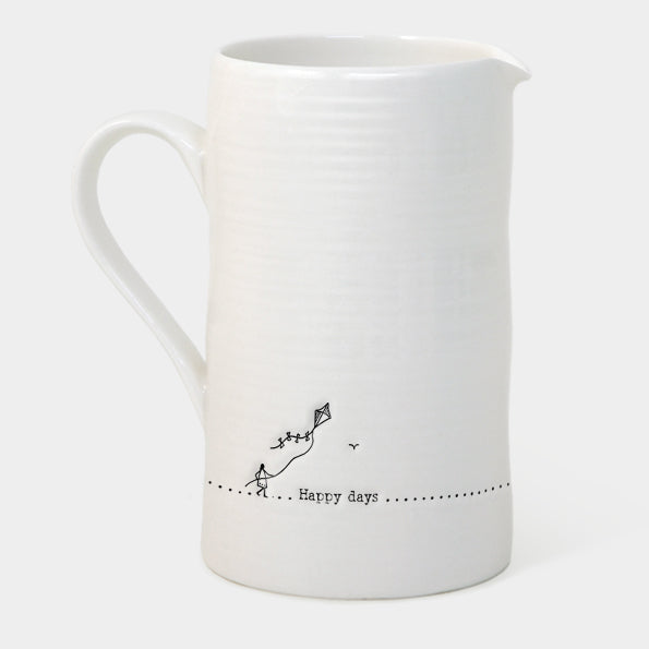 East of India Large Jug Happy Days