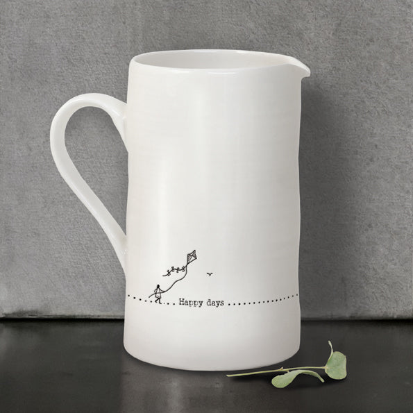 East of India Large Jug Happy Days