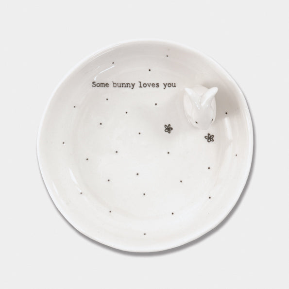 East Of India Bunny Jewellery Dish