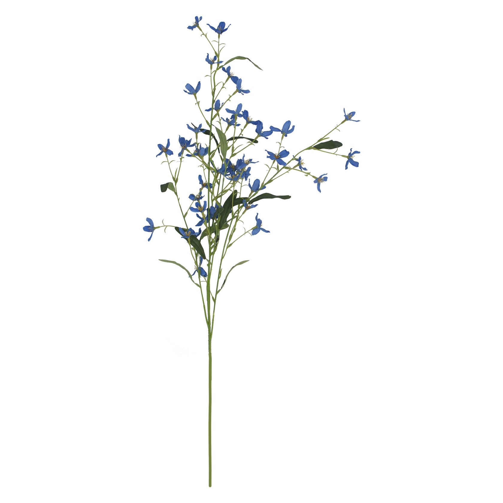 Blue Mini Flower Branch - Extra Tall