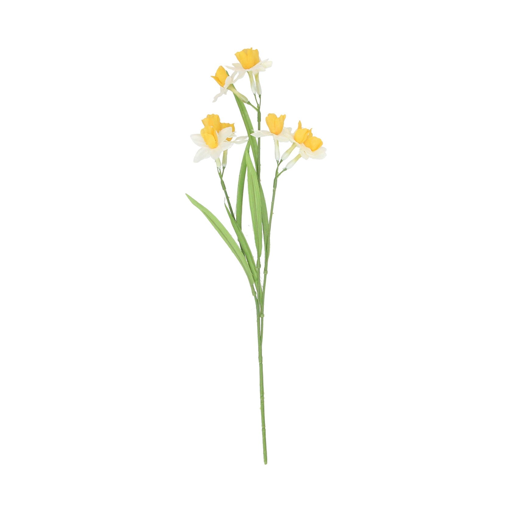 White & Yellow Narcissus Spray
