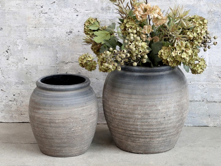 Natural Cement Decorative Vase