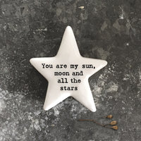 Thumbnail for East Of India My Sun, Moon & Stars White Star Token
