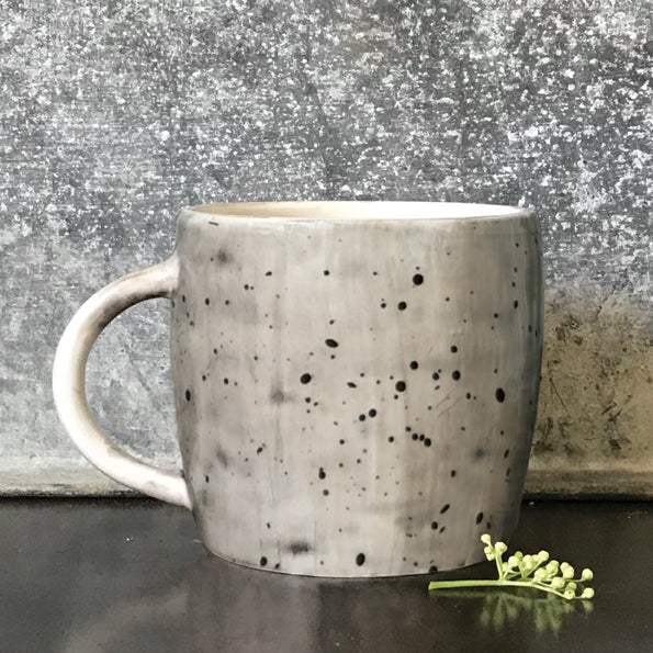 East of India Boxed Rustic Mug with Speckled Wash