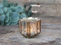 Thumbnail for Antique Champagne Star Tea Light Holder