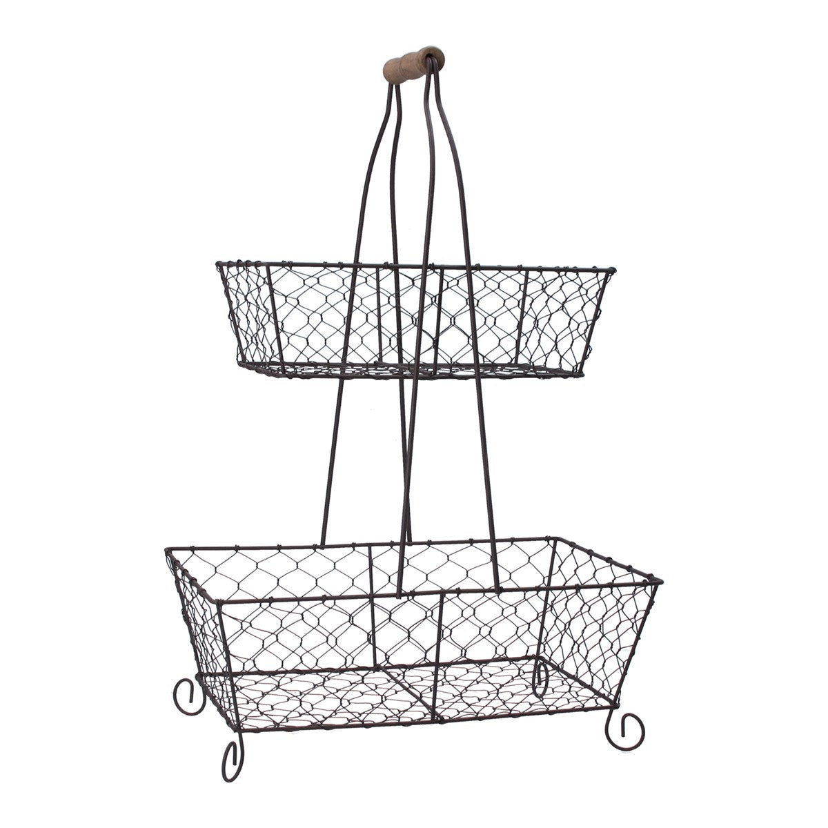 Two Tier Oblong Basket