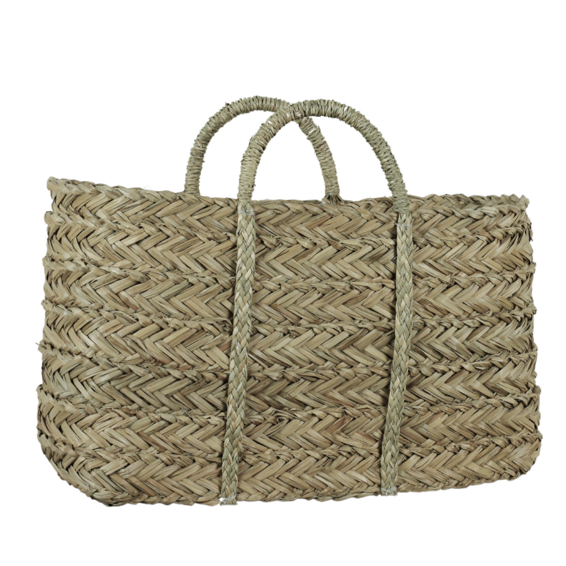 Small Plaited Seagrass Tote Bag
