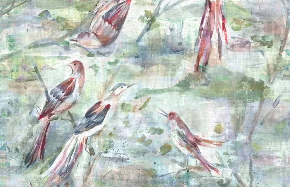 Arabella Coral Roman Blind