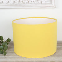 Thumbnail for Alora Buttercup Yellow Drum Lampshade