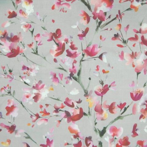 Belsay Raspberry Sand Roman Blind