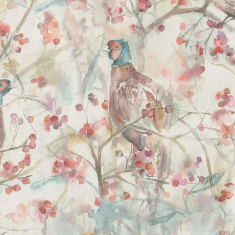 Blackberry Row Cream Curtains