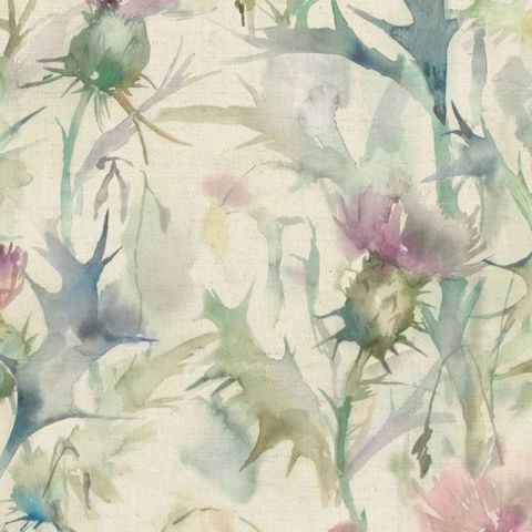 Cirsiun Linen Damson Curtains