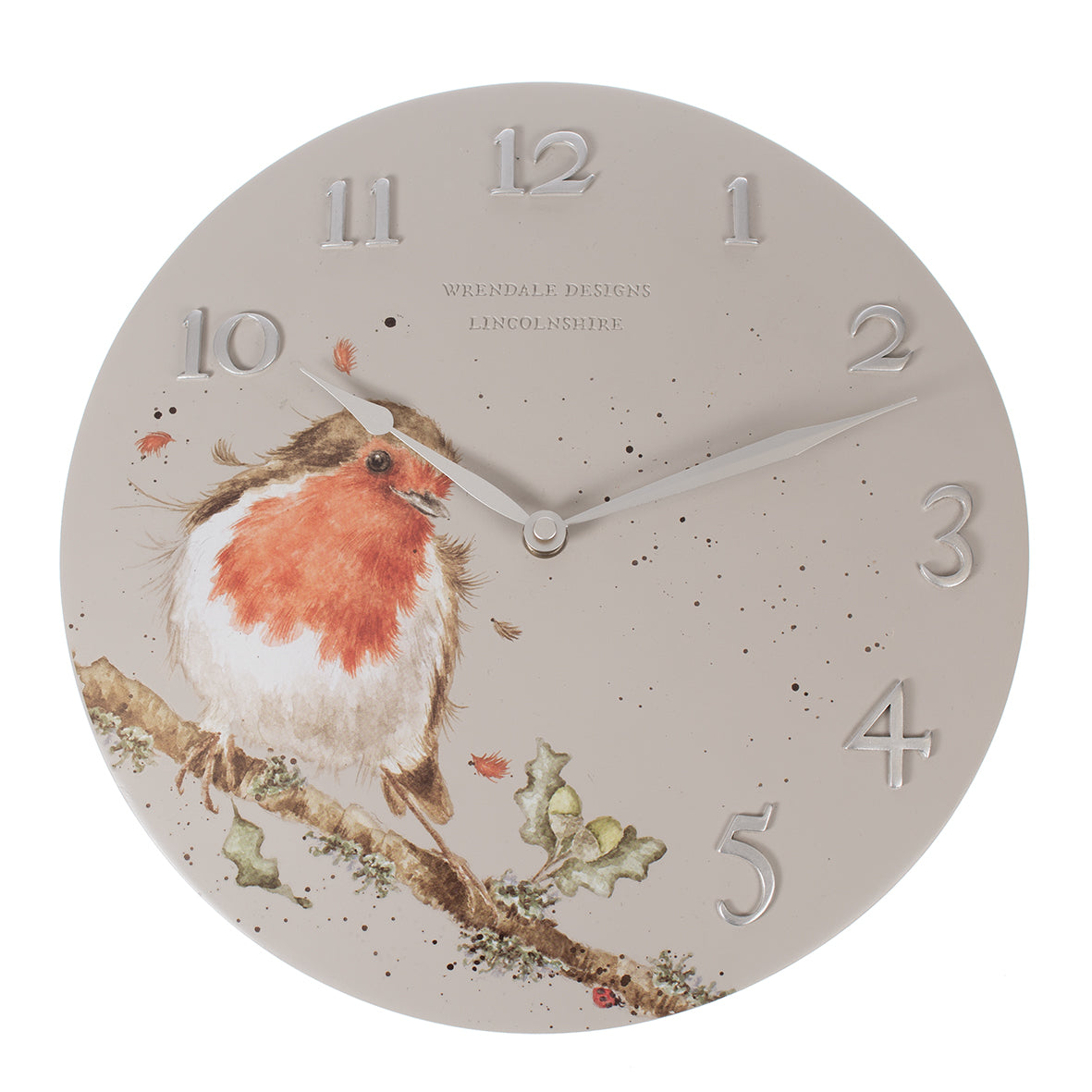 Woodland Robin Wall Clock - Wrendale Designs