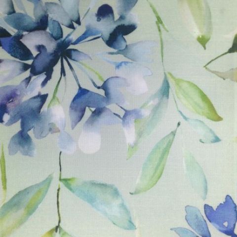 Clovelly Bluebell Roman Blind