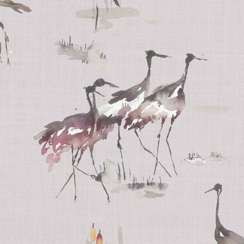Cranes Tourmaline Roman Blind