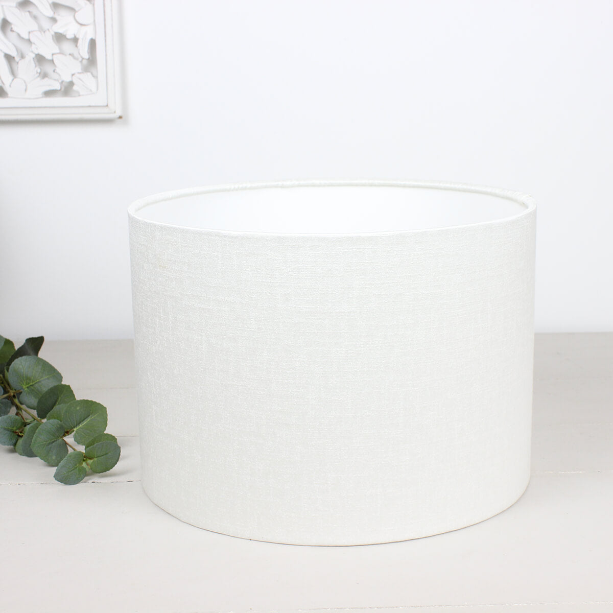 Carnaby Ivory Drum Lampshade